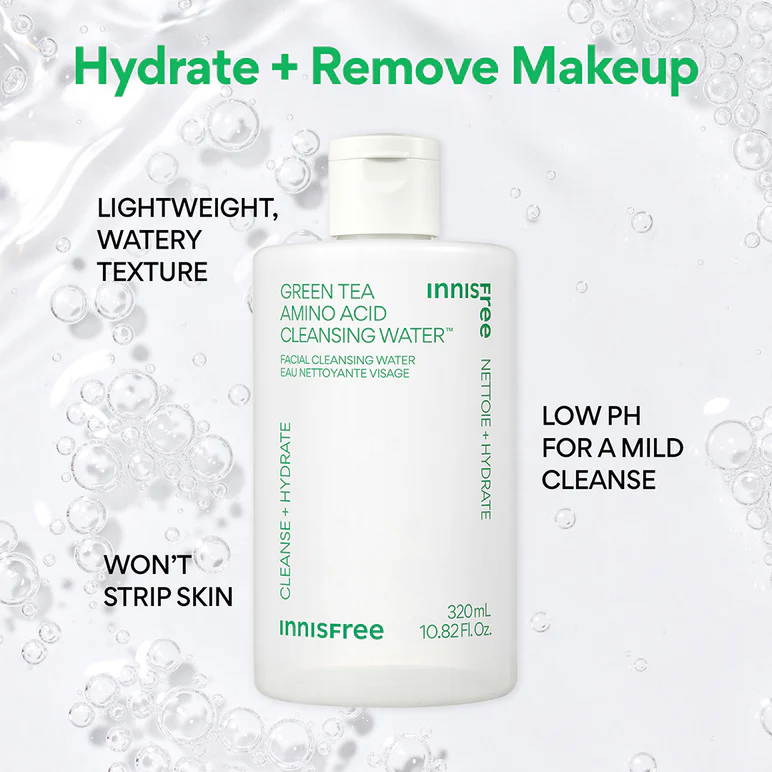 Innisfree - Green Tea Amino Acid Cleansing Water - Image 3
