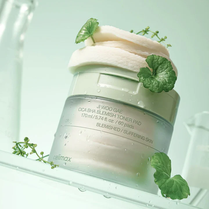 Celimax - JIWOOGAE Cica BHA Blemish Toner Pad - Image 3