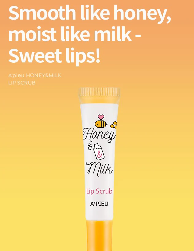 A'PIEU - Honey & Milk Lip Scrub - Image 2