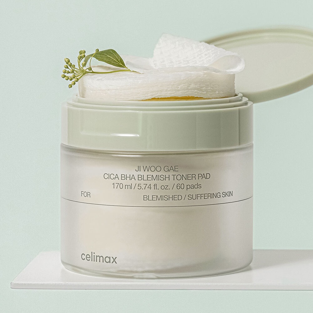 Celimax - JIWOOGAE Cica BHA Blemish Toner Pad - Image 2