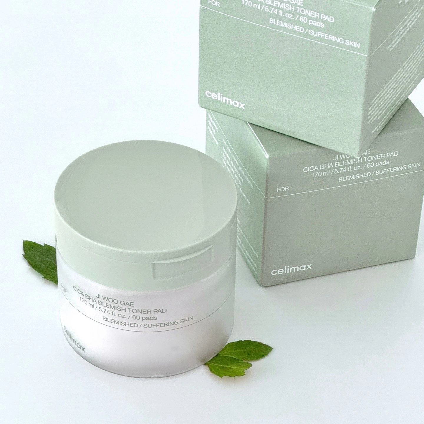 Celimax - JIWOOGAE Cica BHA Blemish Toner Pad - Image 6