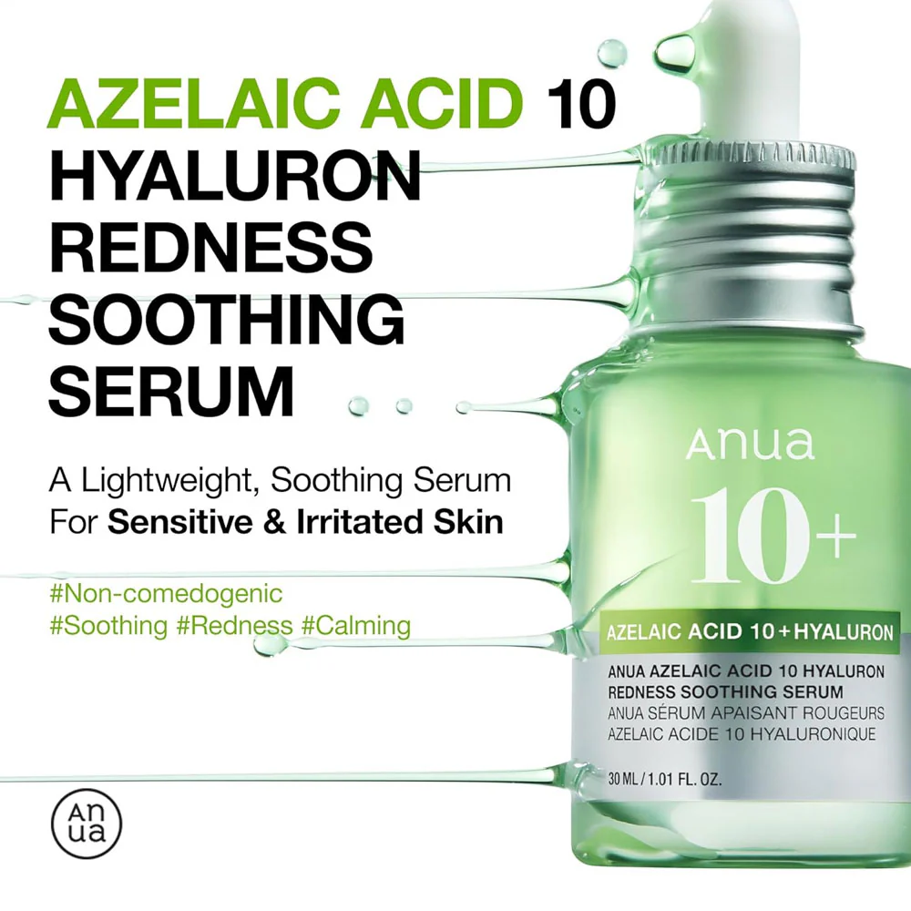 Anua - Azelaic Acid 10 Hyaluron Redness Soothing Serum - Image 5