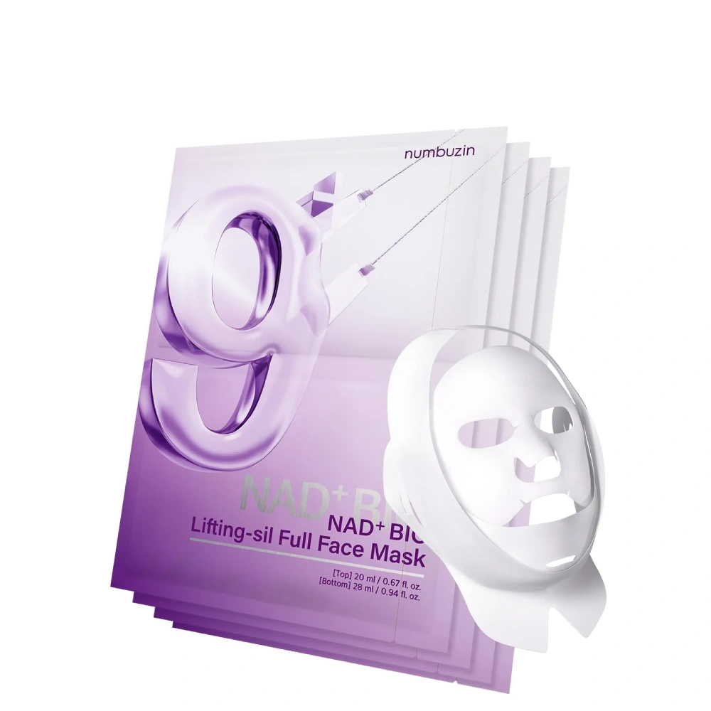 numbuzin - No.9 NAD Bio Lifting-sil Full Face Mask Set