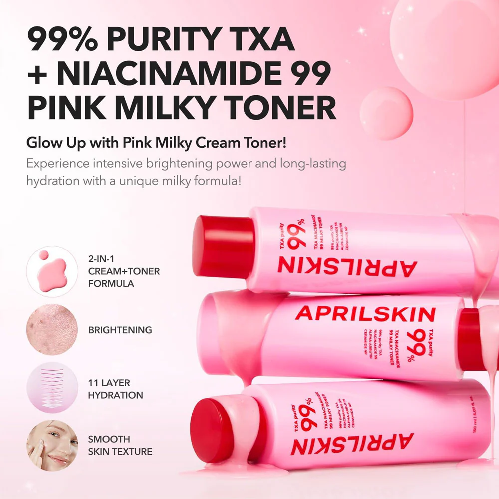 APRILSKIN - TXA Niacinamide 99 Milky Toner - Image 4