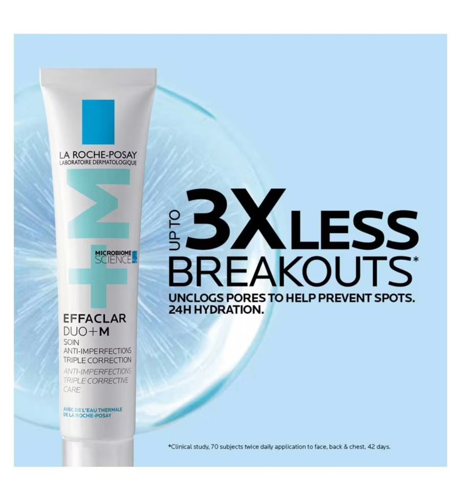 La Roche-Posay Effaclar Duo+M Anti-Breakout Corrective Gel Moisturiser - Image 2