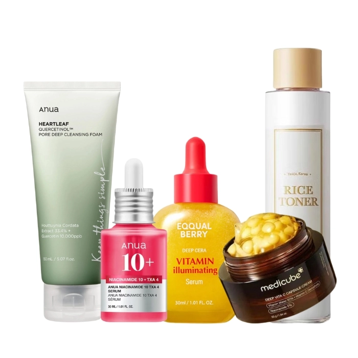 K-Beauty Bliss  Brightening Skincare Routine