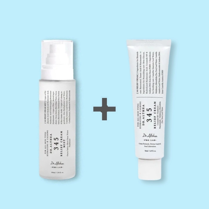 Dr. Althea 345 Relief Cream + Mist Spray Set
