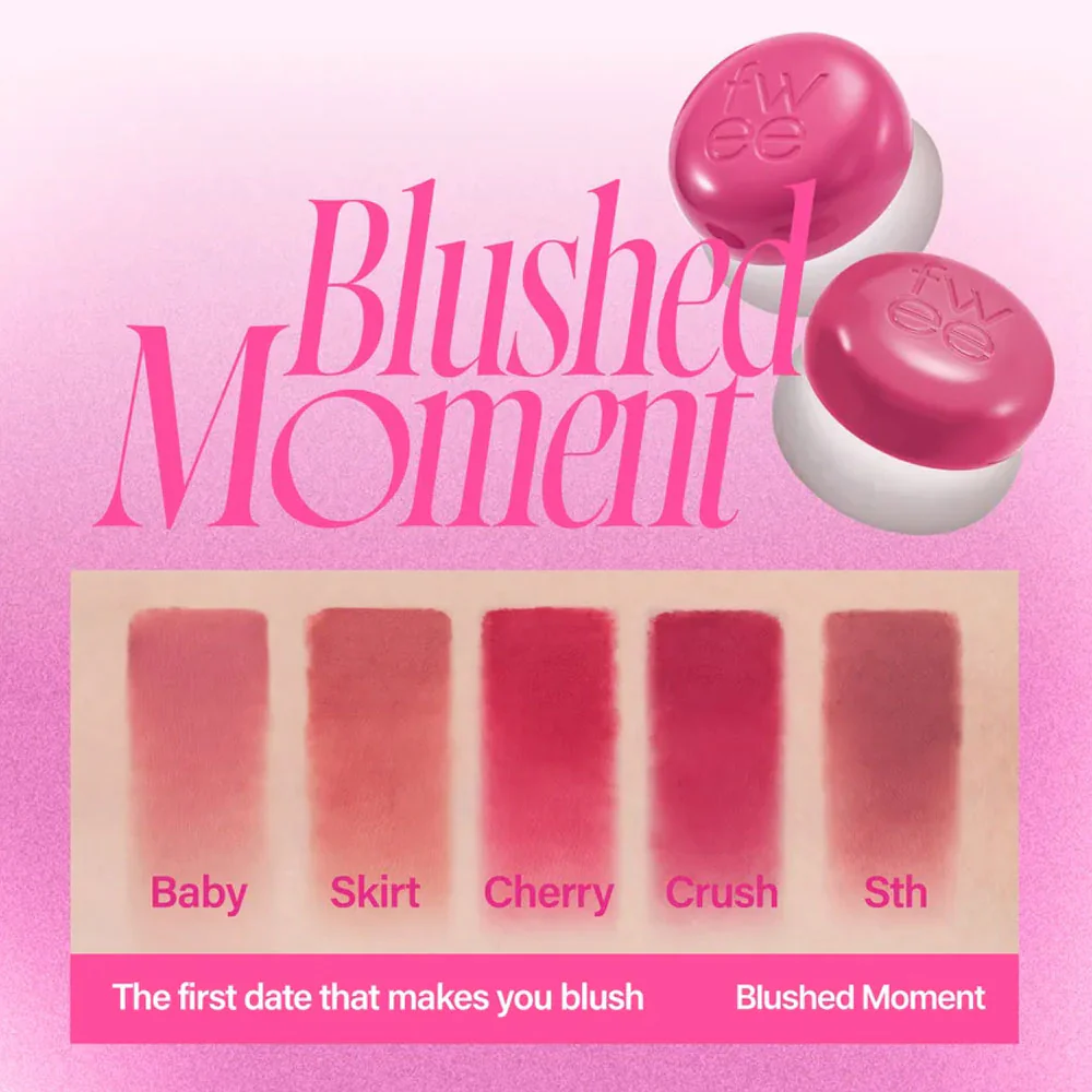 fwee - Lip&Cheek Blurry Pudding Pot - Cherry - Image 4