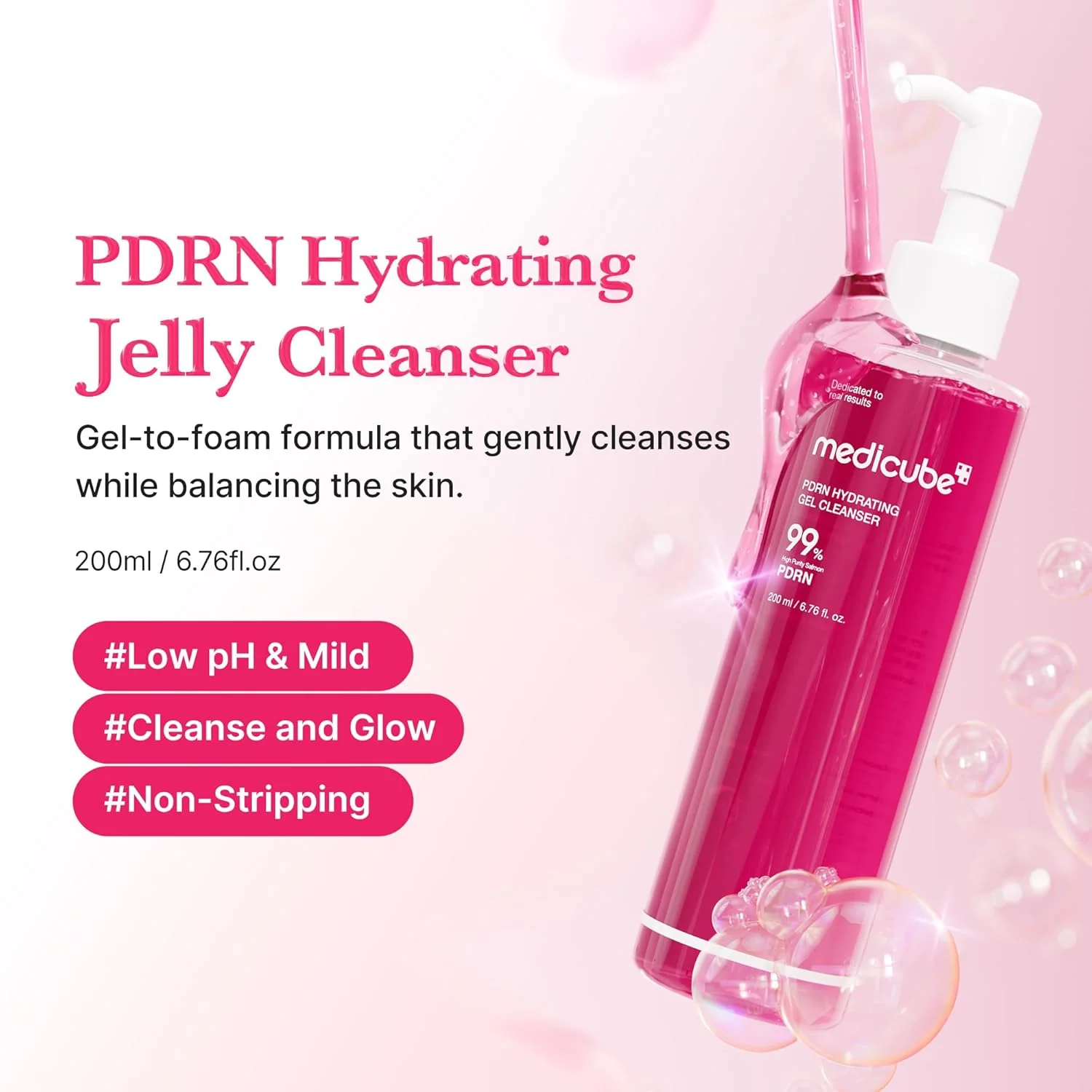 medicube - PDRN Hydrating Gel Cleanser - Image 3