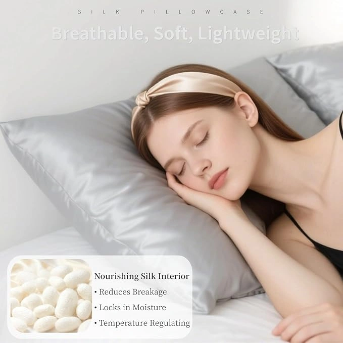 100% Double-Sided Silk Pillowcase - Image 2