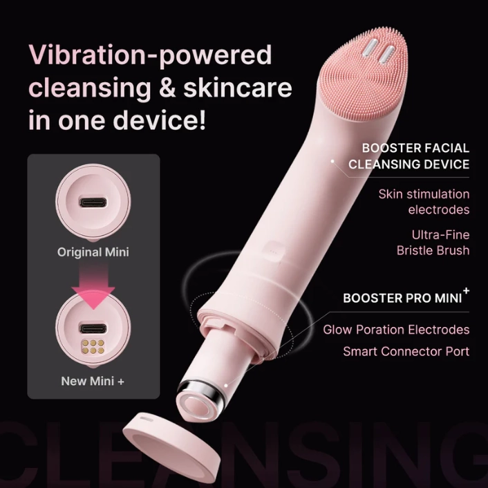 Medicube Age-R Booster Facial Cleanser Head - Pink - Image 3